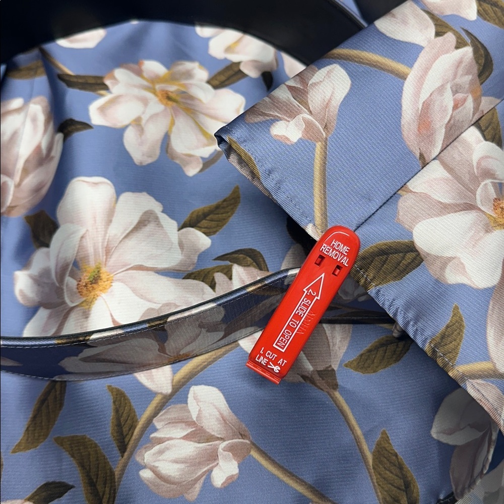 Sachin & Babi Marta Floral Mikado Gown Maxi Long Formal Dress Blue New Size 14 - Picture 9 of 10